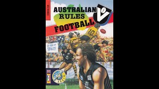 Commodore 64 Tape Loader Again Again Australian Rules Football 1989