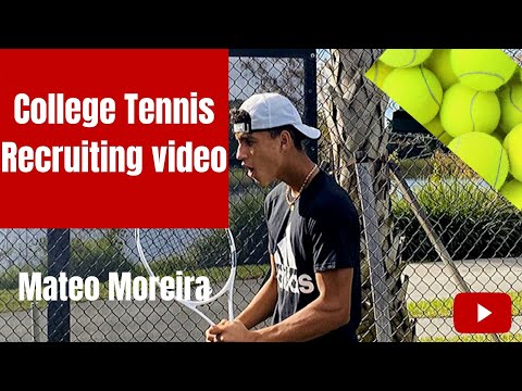 Mateo Moreira - College Tennis Recruiting Video (Fall 2021)