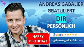 Andreas Gabalier – Beispielvideo zum Geburtstag