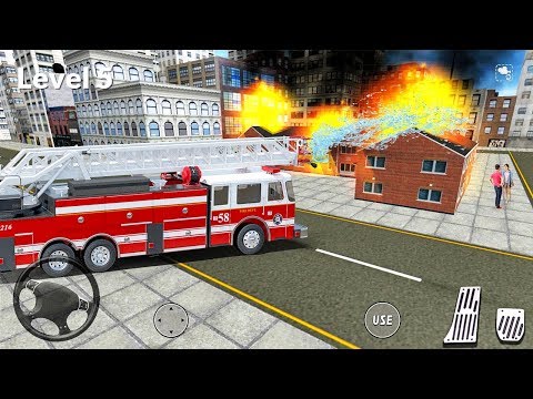 Rescue Fire Truck Simulator 2020 - Urban Fireman Legends - Android Gameplay