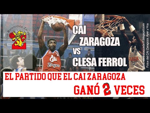 CAI Zaragoza-Clesa Ferrol 1984/85 Liga ACB