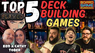 Top 5 Deckbuilding Games With Best Man Gaming | WHISKEY WEDNESDAY LIVE @ 8!