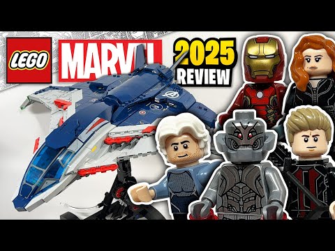LEGO Marvel Avengers: Age of Ultron Quinjet (76325) - 2025 Set Review
