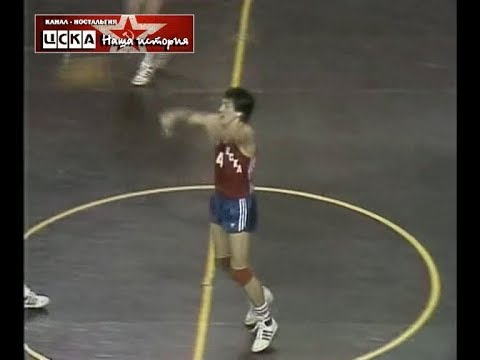 1981 Real Madrid CF - CSKA (Moscow) 104-80 Men Basketball Champions Cup. Full match