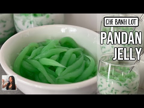 π Pandan Jelly Recipe for Che Banh Lot / Cendol Vietnamese Dessert | Rack of Lam