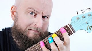 Video thumbnail for Fingertips Protectors For Guitar Players Review - Silicone Finger Guards for Guitar by Mykola MrHardGuitar - Guitar Reviews And Lessons