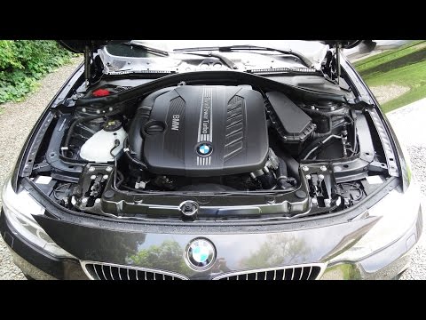 BMW 4 Series Gran Coupe 430d 3.0 inline 6 Diesel Engine & stock Exhaust Sound Test revs