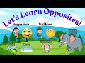Opposites Song Learning Opposites Kids Songs Nursery Rhymes