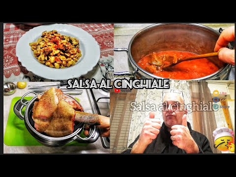 Salsa al Cinghiale - Ricetta della Cucina Tradizionale di Sardegna per il Condimento di Primi Piatti