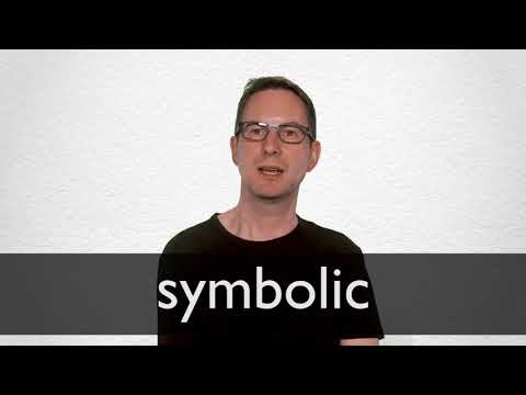 How to pronounce SYMBOLIC in British English