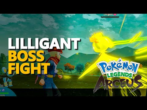 Lilligant Boss Fight Pokemon Legends Arceus