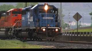 preview picture of video 'NS 417 Coal Train at Steubenville, OH'