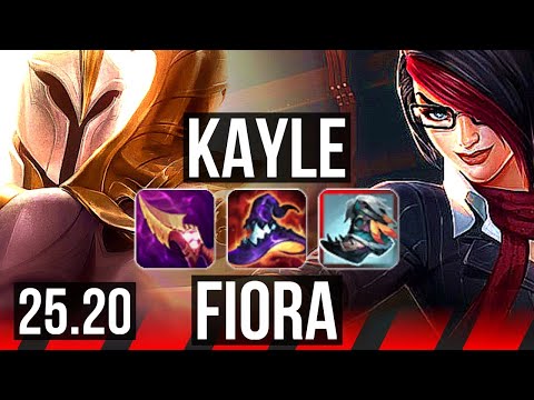 KAYLE vs FIORA (TOP) | 75% winrate, Legendary | EUW Diamond | 25.20