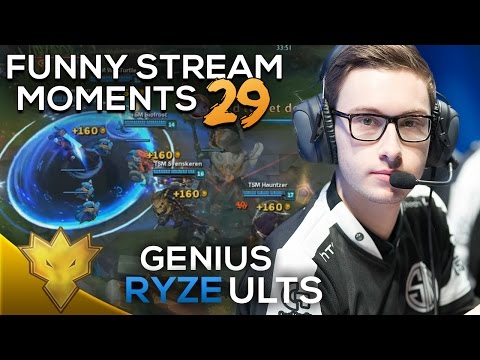 TSM Bjergsen's INSANE Ryze Ults! - League of Legends Funny Stream Moments #29 - Best LoL Moments