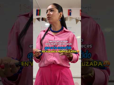 Un insulto que se ha normalizado 🥲🥹