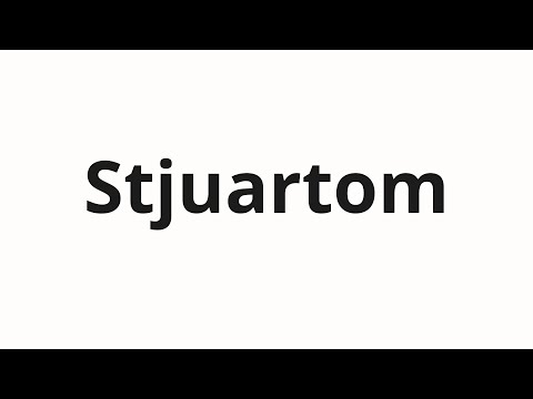 How to pronounce Stjuartom | Стюартом (Stuart in Russian)