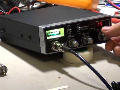 York JCB867, UK (CB 27/81) CB radio (Mobile)  - On The Air Test