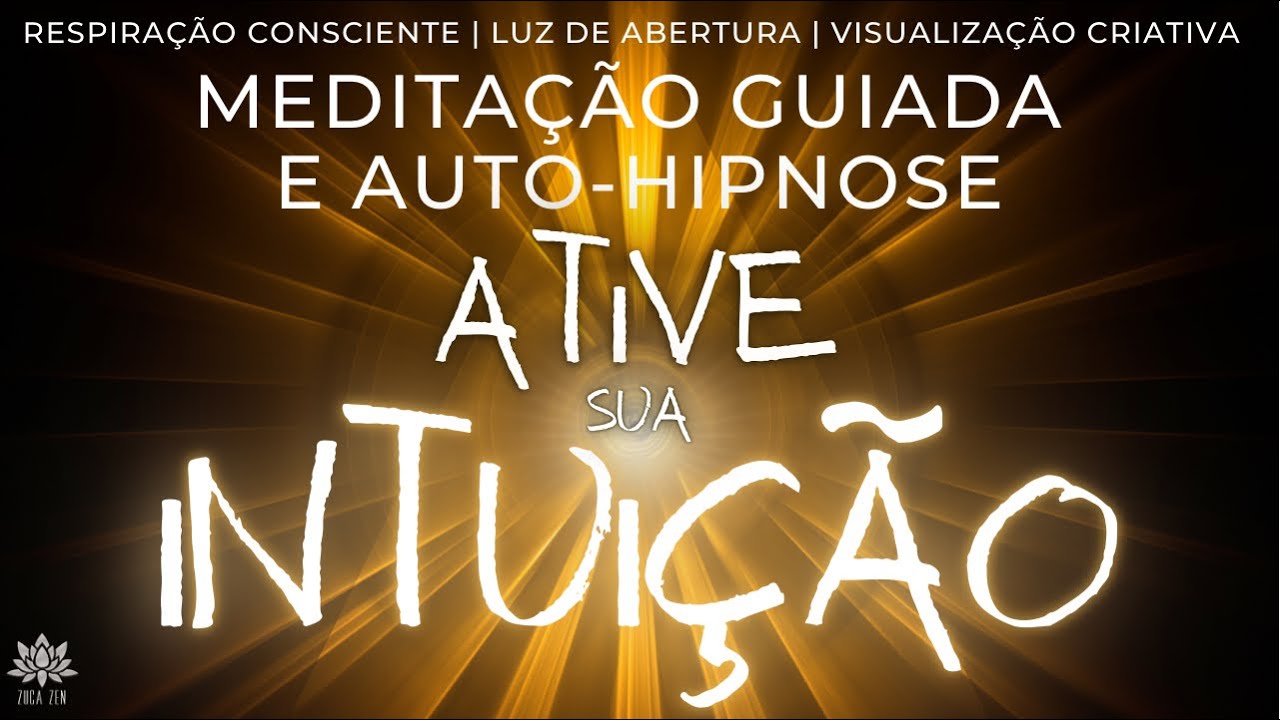 ATIVE SUA INTUIÇÃO | MEDITAÇÃO GUIADA E AUTO-HIPNOSE | Abertura do Terceiro Olho - Frequência 432hz