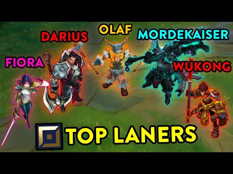 18 Minutes of Top Laners SMURFING on the Enemy Team...