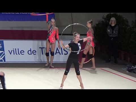 Katsiaryna HALKINA (BLR) hoop - 2018 Thiais trainings