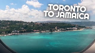 Flying Toronto Pearson Airport (YYZ) to Montego Bay, Jamaica (MBJ)| Air Transat | Costco Vacations