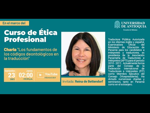 Los fundamentos de los códigos deontológicos en la traducción