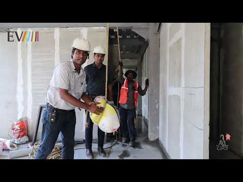 AEROCON WALL PANEL 30 KG IMPACT TEST AT SHRADDHA SITE