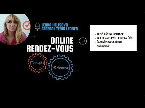 Testuj.to - Lenka Helisová (Heureka Group a.s.) na online rendez-vous.