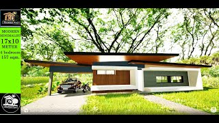 MODERN MINIMALIST 17x10METERS 157SQM.
