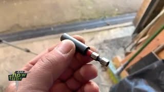 How to remove broken drill bit inside a drill bit holder.