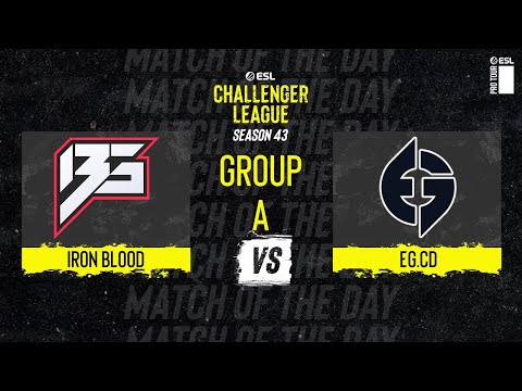 Iron Blood vs. EG.CD - Map 2 [Overpass] - ESL Challenger League Season 43 - NA - Group A