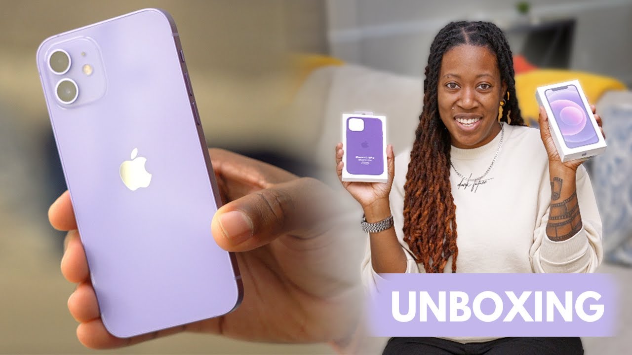 Purple iPhone 12 Unboxing! 😍