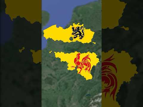 Let’s Compare Flanders to Wallonia! 🇧🇪 #shorts