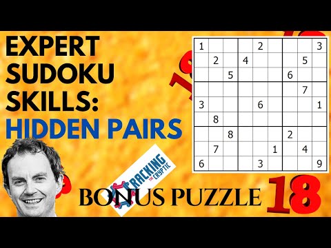 Expert Sudoku Skills: Hidden Pairs