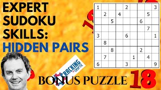 Expert Sudoku Skills: Hidden Pairs