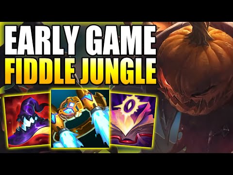 HOW TO WIN THE EARLY GAME WITH FIDDLESTICKS JUNGLE! - Best Build/Runes S+ Guide - League of Legends