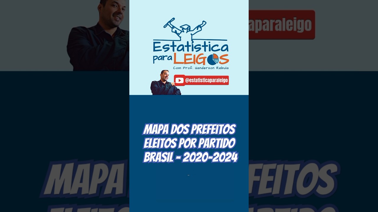 📊 Prefeitos eleitos no Brasil 2024 - por partido #estatisticaparaleigos