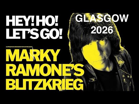 Marky Ramone’s Blitzkrieg - Glasgow School of Art 2026
