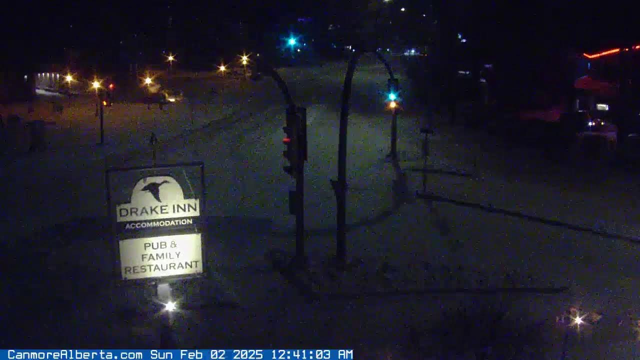 Railway Avenue Livecam, Canmore, Alberta