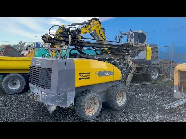 802670 Atlas Copco top hammer drilling rig ROC T15 FlexiROC