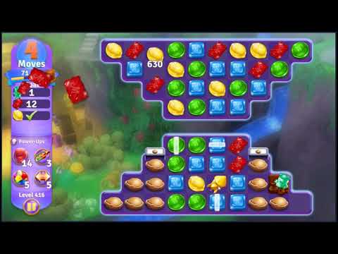 Wonka's World of Candy Level 416 - NO BOOSTERS + FULL STORY 🍫 | SKILLGAMING ✔️