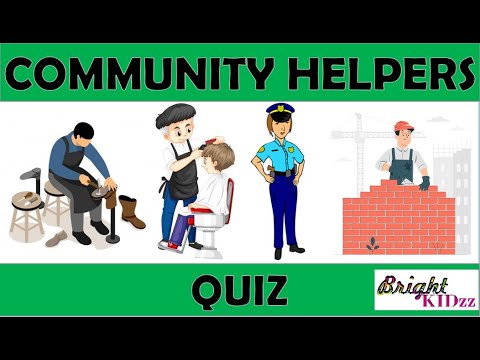 Community helpers || People who help us || Quiz || Helpers for kids || Our helpers || Bright Kidzz