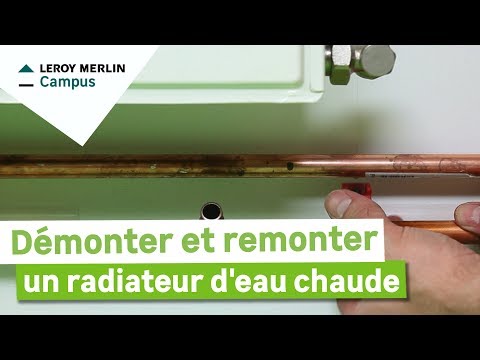 comment demonter radiateur electrique