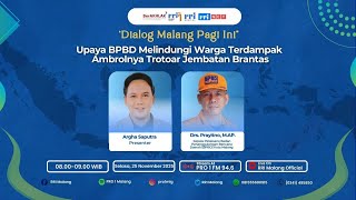 Download lagu Dialog Malang Pagi Ini - Upaya BPBD Melindungi Warga Terdampak Ambrolnya Trotoar Jembatan Brantas mp3 Download lagu Dialog Malang Pagi Ini - Upaya BPBD Melindungi Warga Terdampak Ambrolnya Trotoar Jembatan Brantas mp3