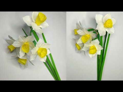 How to Make Daffodils From Crepe Paper
