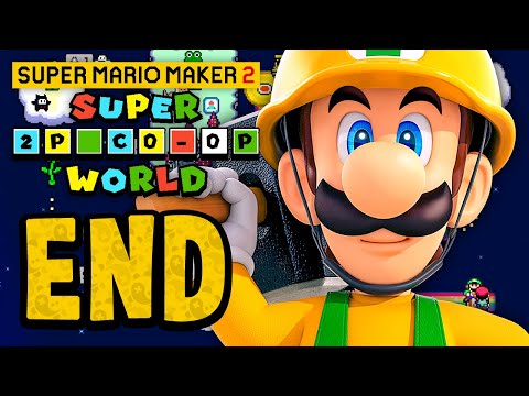 The Revenge of the Koopa Shell - Super Mario Maker 2: Super 2P CO-OP ★ World #8 (Co-op)