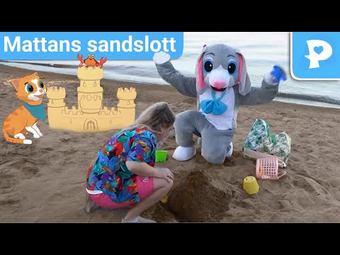 Barnprogram 2-6 år | Bygga sandslott på stranden 🏖 | PeppyLoompa #10
