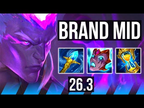 BRAND vs SYNDRA (MID) | KR Diamond | 26.3