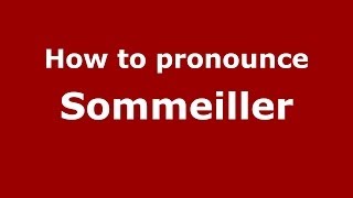 How to pronounce Sommeiller
