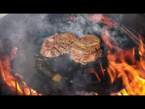 How to BBQ/cook a Ribeye Roast and make it a Steak